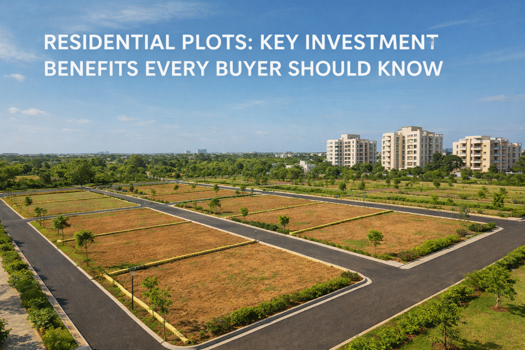 Residential plots investment benefits with long-term growth and flexible home construction