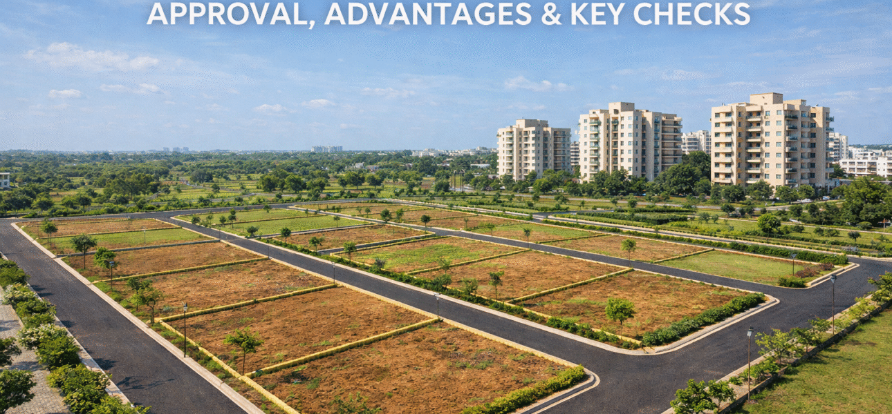 NMRDA plots in Nagpur with approved layout, wide roads, and planned infrastructure