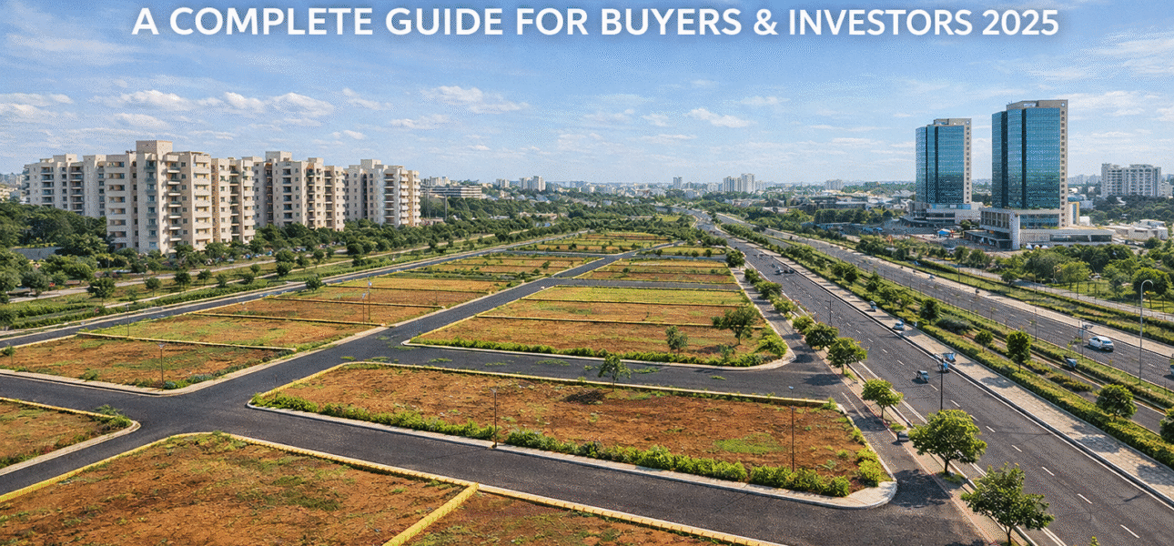 Plots in Nagpur Wardha Road with planned layouts, wide roads, and modern infrastructure