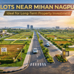 Residential plots near MIHAN Nagpur with wide roads, clear boundaries, and modern township infrastructure