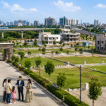 Premium Residential Plots in Nagpur with wide internal roads, modern township infrastructure, greenery, and gated community