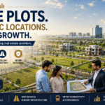 Best areas to buy plots in Nagpur featuring residential plots, wide roads, greenery, and modern infrastructure