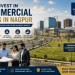 Commercial Plots in Nagpur with modern business infrastructure, wide roads, office developments, and future investment potential