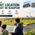 Plot in Nagpur within a planned residential development with wide roads, greenery, and modern infrastructure